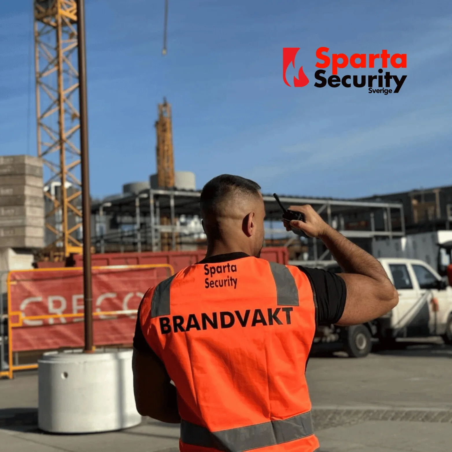 SpartaSecurity Sverige Brandvakt Medarbetare i Västerås